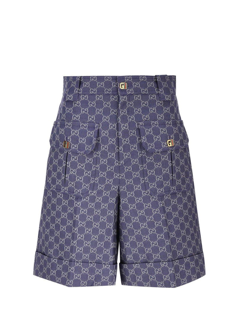 Gucci Gg Monogram Shorts - Women