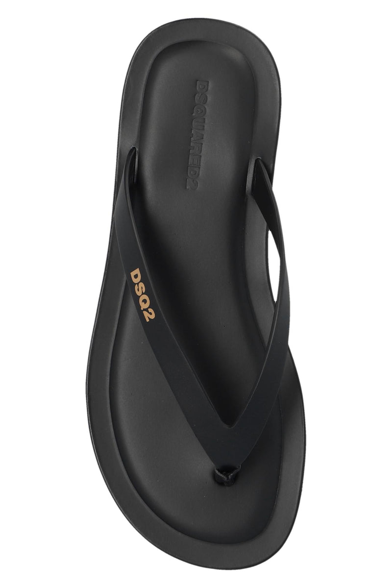 Dsquared2 Leather Flip-flops - Men