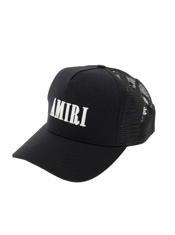 AMIRI Black Baseball Cap With Mesh Insert In Cotton Man - Men - Piano Luigi