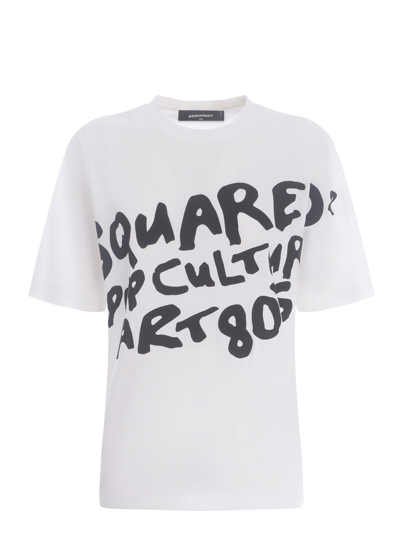 T-shirt Dsquared2 d2 Pop 80s Made Of Cotton Jersey - Women