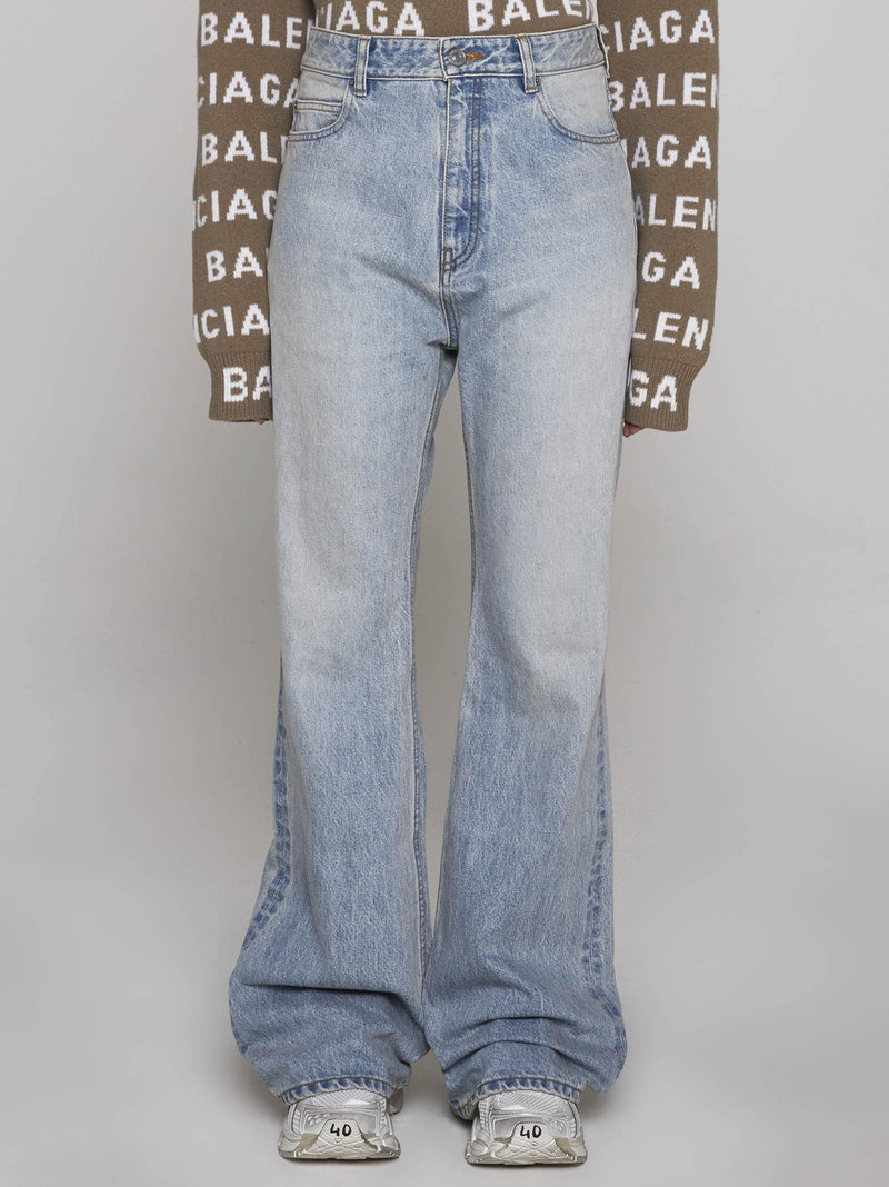 Balenciaga Flared Leg Jeans - Women