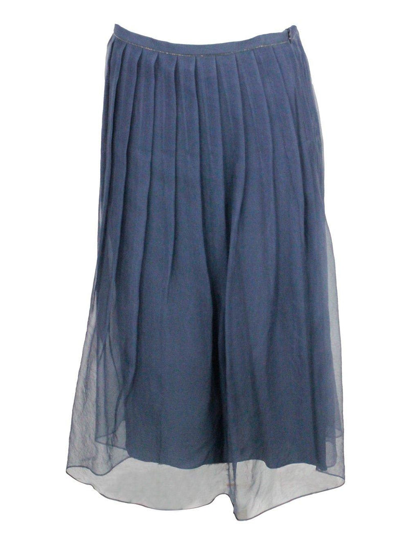 Brunello Cucinelli High-waist Pleated Midi Skirt - Women