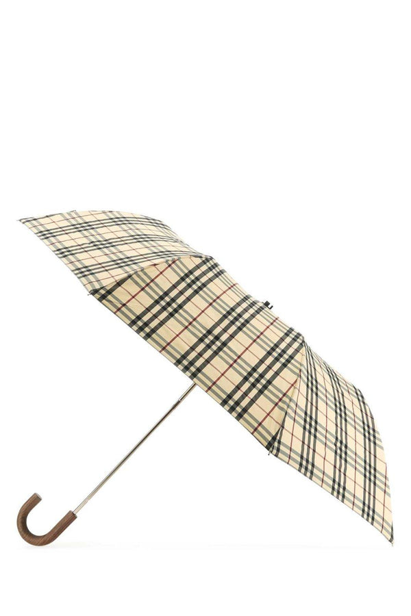 Burberry Vintage-check Folding Waterproof Umbrella - Men