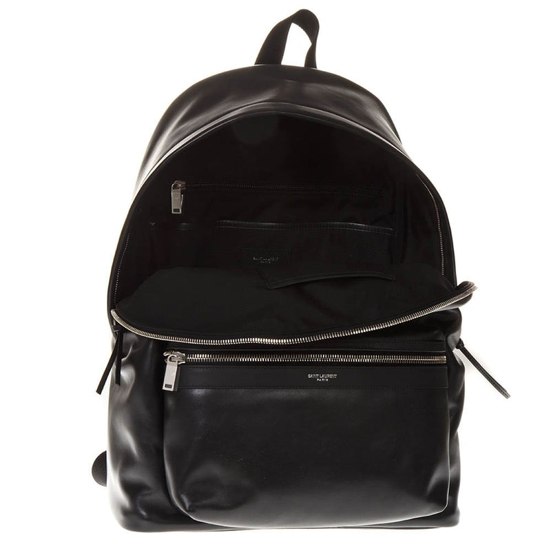 Saint Laurent City Matt Leather Backpack - Men