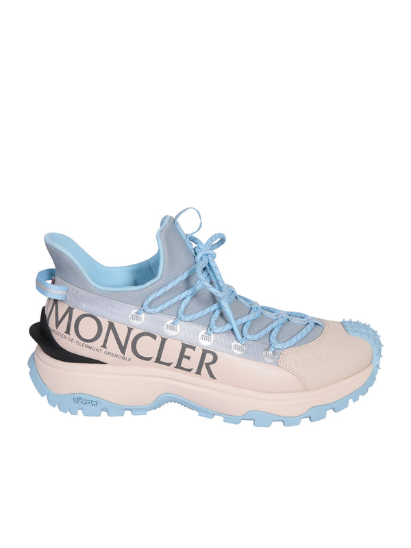 Moncler Trailgrip Lite 2 Grey/ Light Blue Sneakers - Women