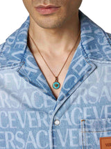 Versace Medusa Gold Brass Necklace - Men