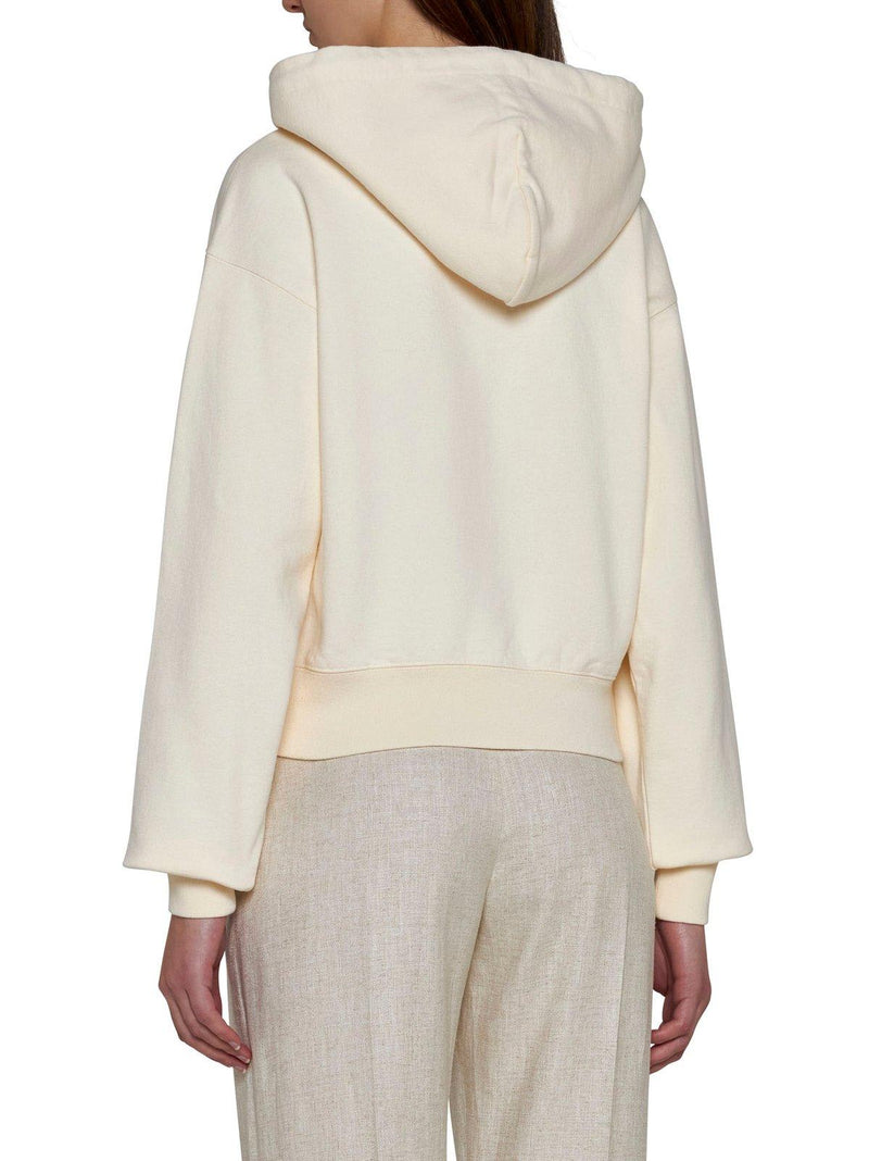 Jacquemus Logo Patch Drawstring Hoodie - Women