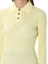 Bottega Veneta Moving Ribs Polo Shirt - Women