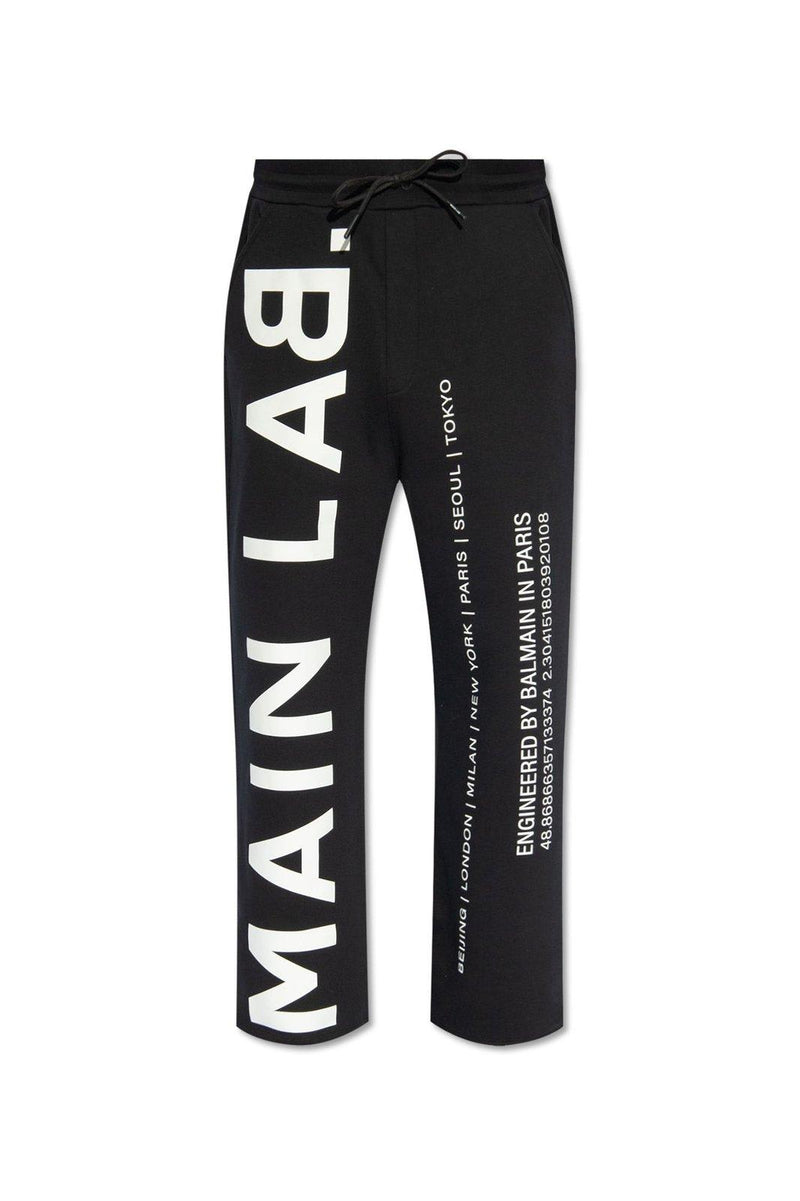 Balmain Logo Printed Track Trousers - Men