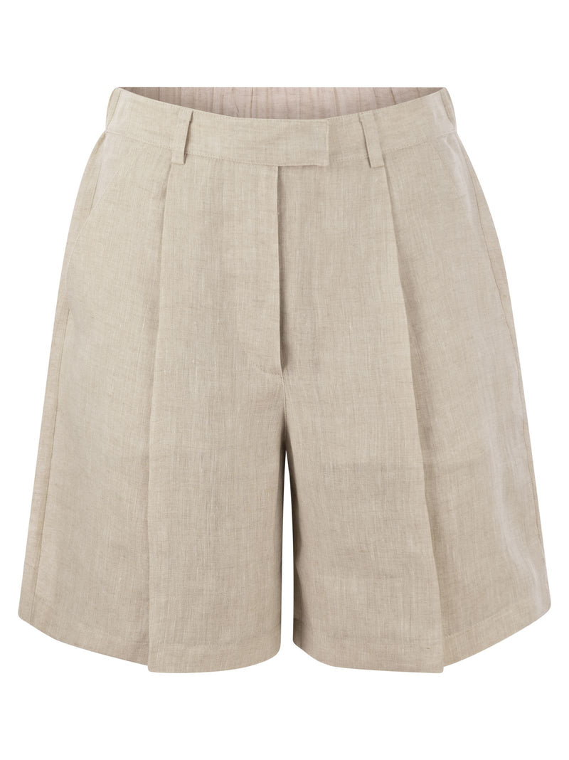 Brunello Cucinelli Linen Shorts - Women