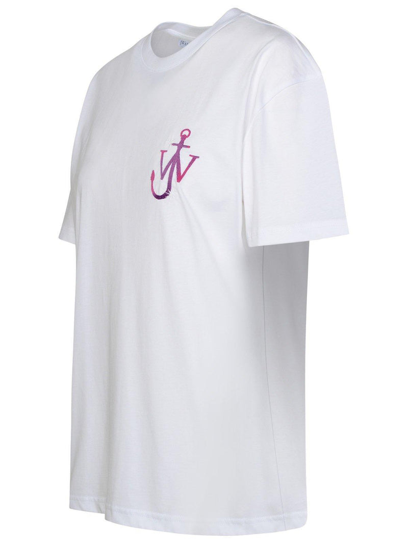 J.W. Anderson Logo Printed Crewneck T-shirt - Women - Piano Luigi