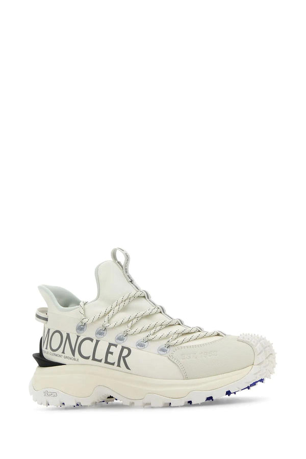 Moncler White Fabric And Rubber Trailgrip Lite2 Sneakers - Men