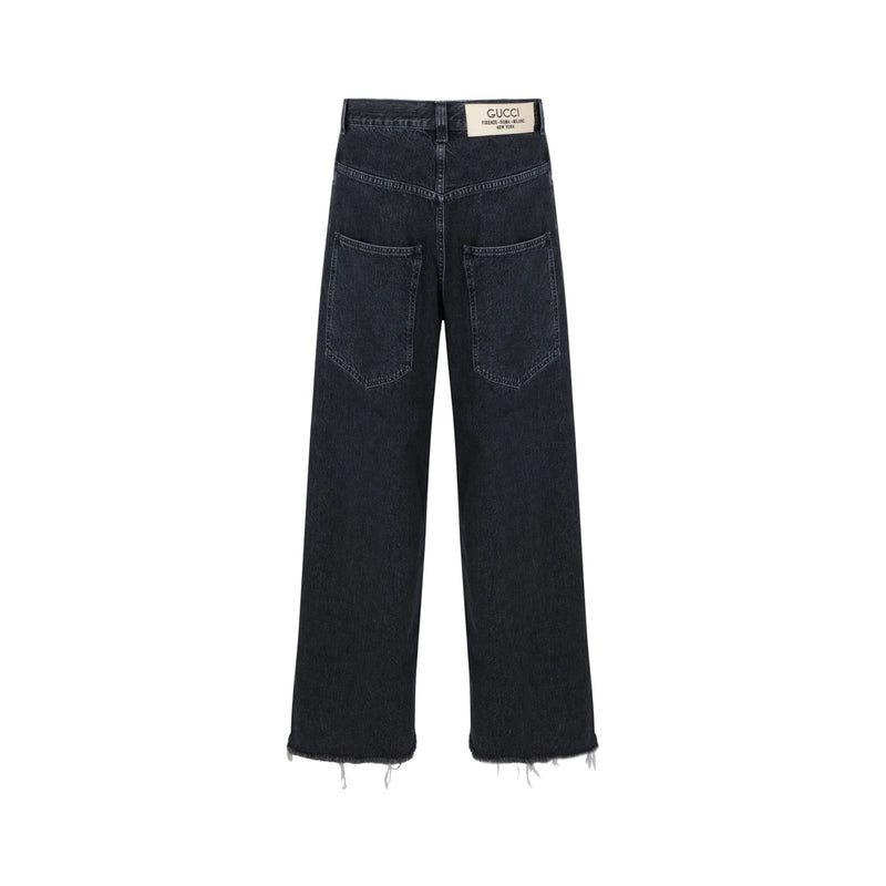 Gucci Wide-leg Denim Jeans - Men