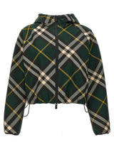 Burberry Check Crop Jacket - Women