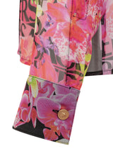 Versace Allover Floral Printed Long Sleeved Shirt - Women