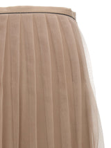 Brunello Cucinelli Monile Detail Silk Skirt - Women