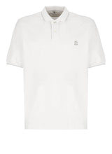 Brunello Cucinelli Logo-embroidered Short-sleeved Polo Shirt - Men