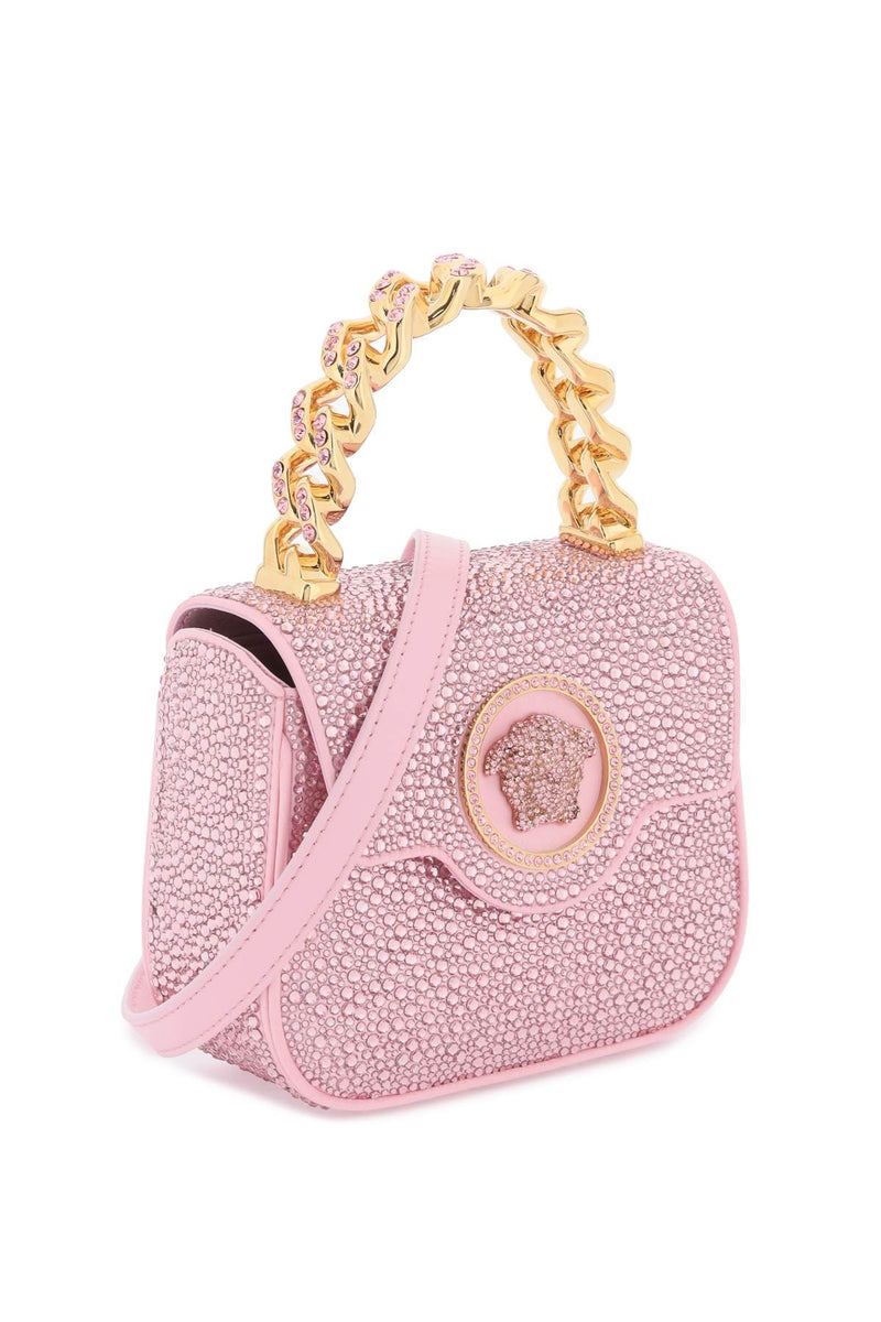 Versace La Medusa Handbag With Crystals - Women