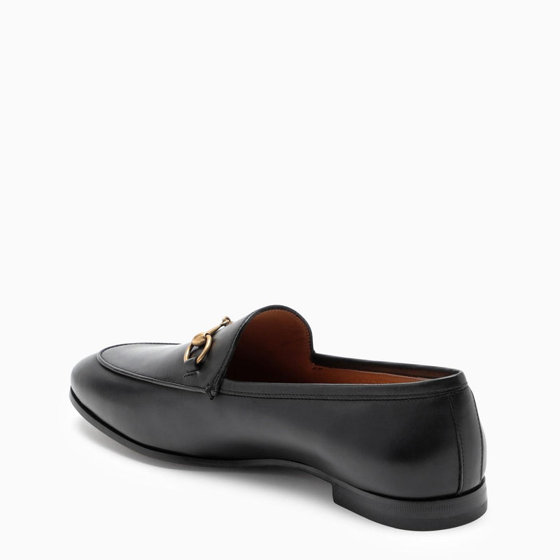 Gucci Womens Black Jordaan Loafers - Women