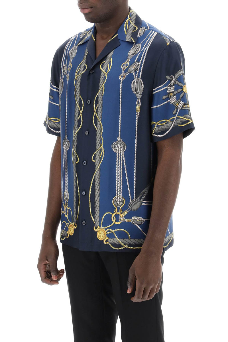 Versace Nautical Bowling Shirt - Men