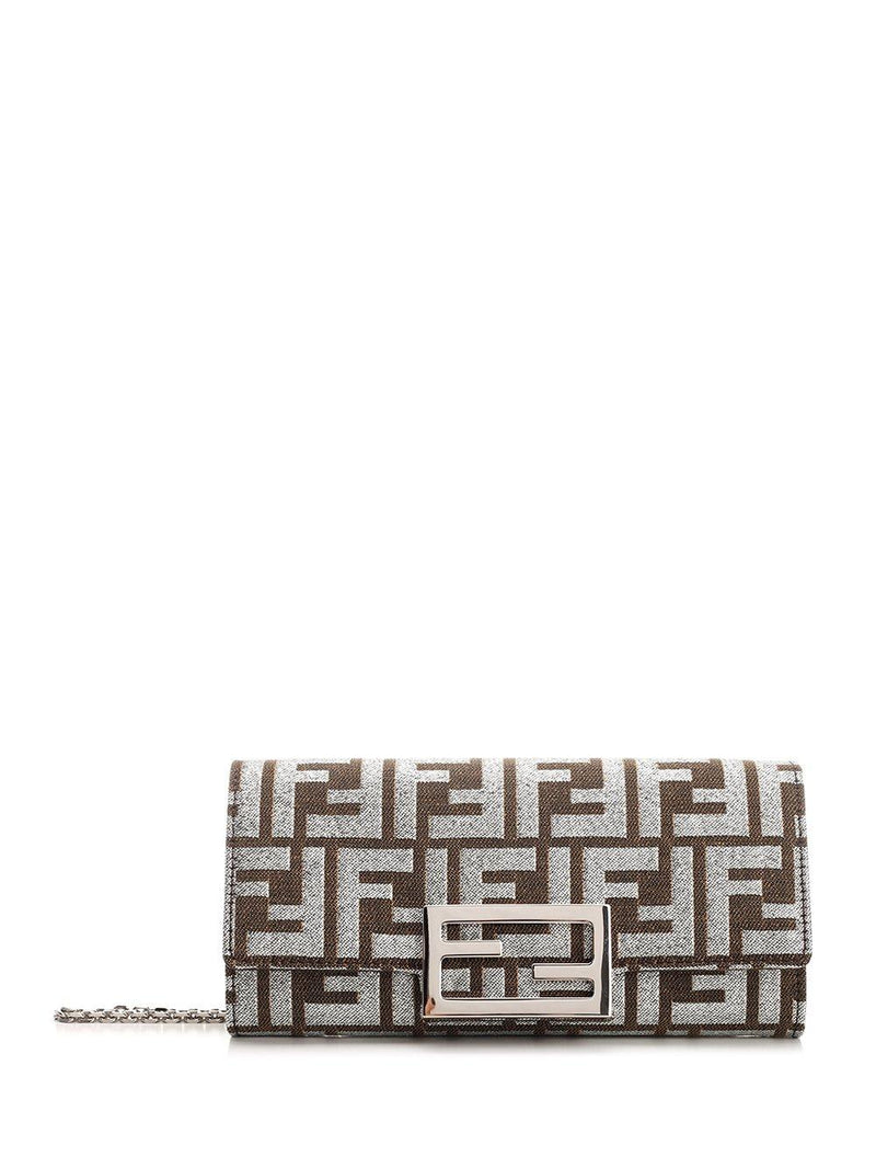 Fendi Baguette Continental Chain Wallet - Women