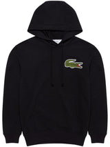 Comme des Garçons X Lacoste Logo Patch Drawstring Hoodie - Men