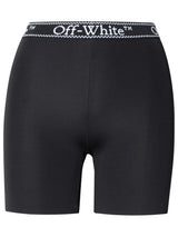 Off-White Black Polyamide Blend Shorts - Women