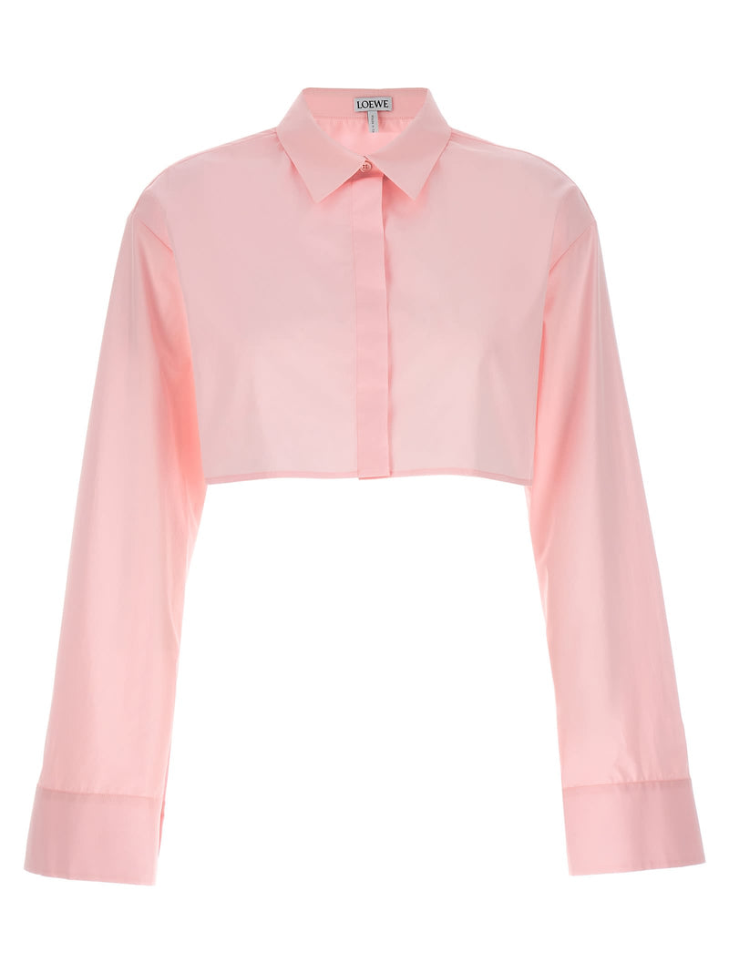 Loewe Cropped Cotton Shirt - Women