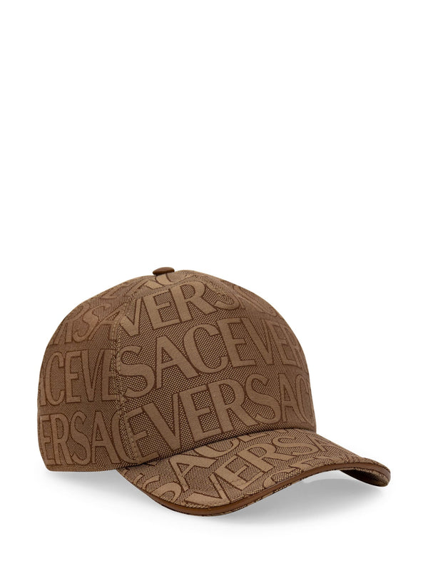 Versace All Over Logo Baseball Cap - Men