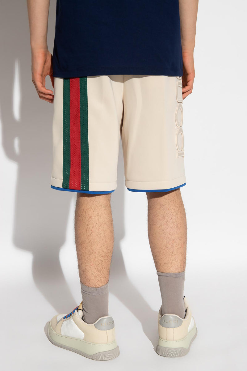 Gucci Shorts With web Stripe - Men - Piano Luigi