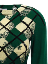 Burberry Argyle Pattern Sweater - Women