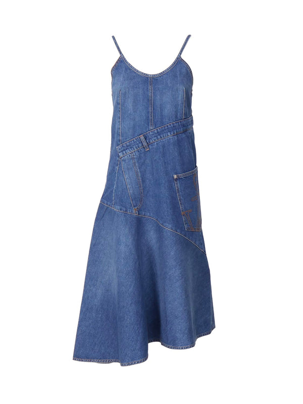 J.W. Anderson Denim Dress With Twisted Design - Women