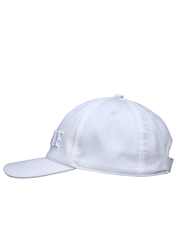 Versace White Cotton Cap - Women