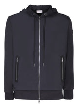 Moncler Zippered Black Cardigan - Men