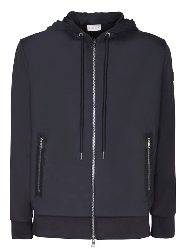 Moncler Zippered Black Cardigan - Men