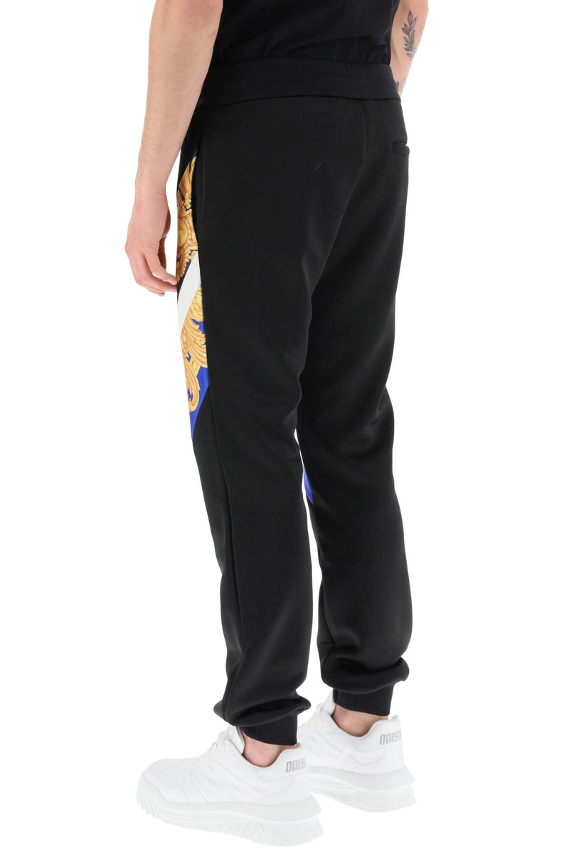 Versace Interlock Track Pants With Barocco 660 Inserts - Men