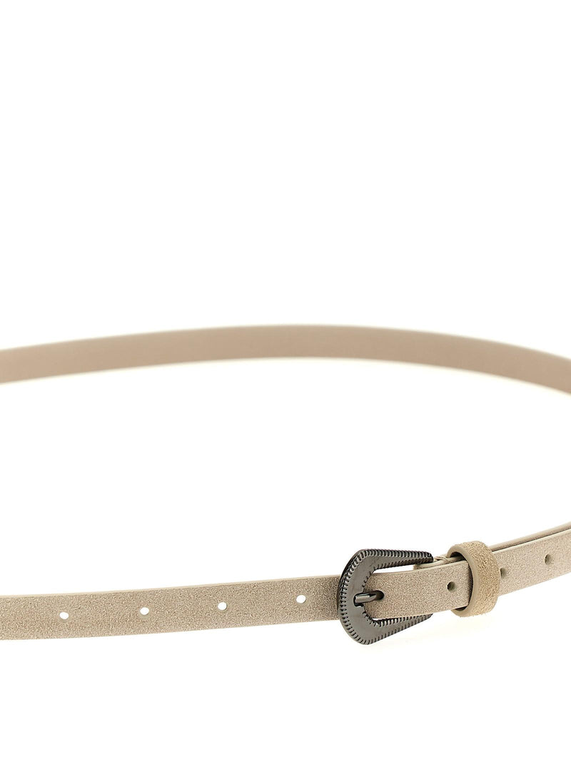 Brunello Cucinelli Suede Belt - Women - Piano Luigi