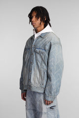 Balenciaga Denim Jackets In Blue Cotton - Men