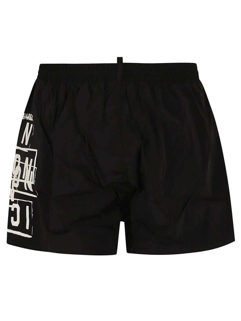 Dsquared2 Logo Detail Swimshorts - Men - Piano Luigi