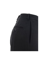 Balenciaga Twill Pin Stripe Pants - Women