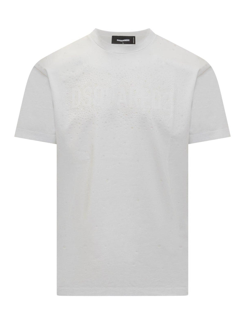 Dsquared2 Logo Embellished Crewneck T-shirt - Men