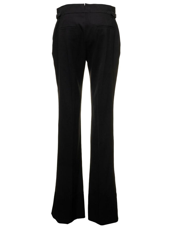 Black Flared Trousers In Grain De Poudre Tom Ford Woman - Women - Piano Luigi