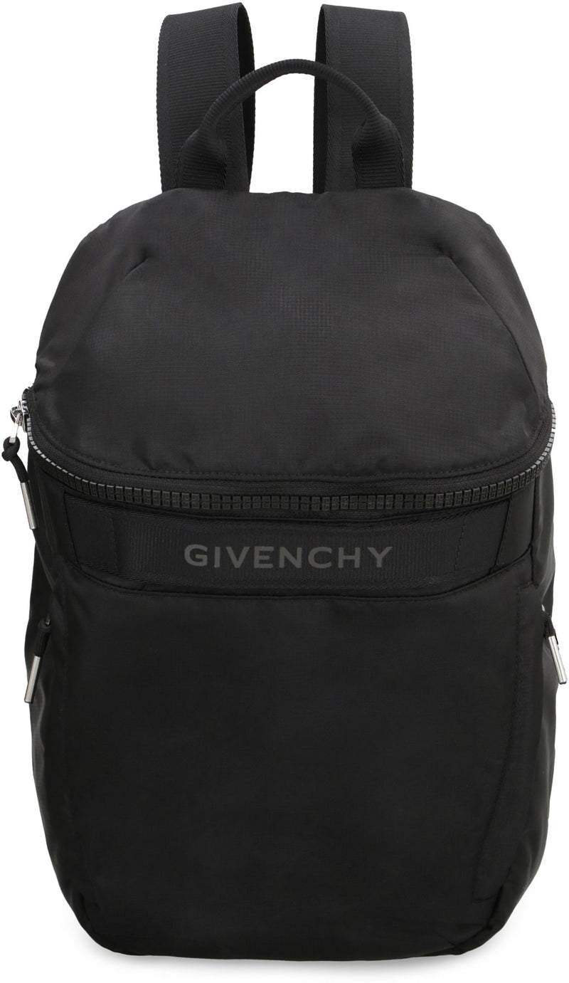 Givenchy G-trek Backpack In Black Nylon - Men