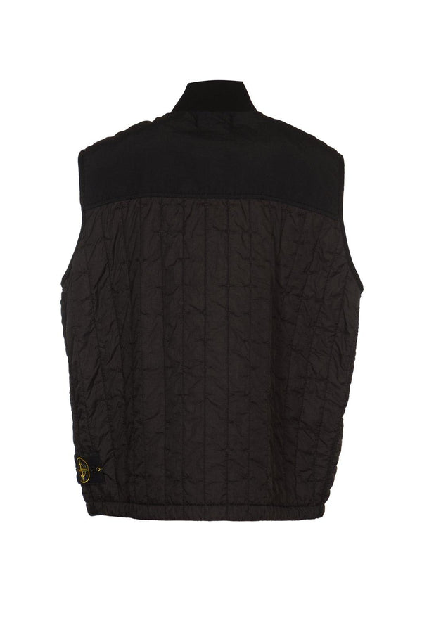 Stone Island Stella Button-up Quilted Padded Gilet - Men