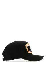 Dsquared2 Black Cotton Baseball Cap - Men