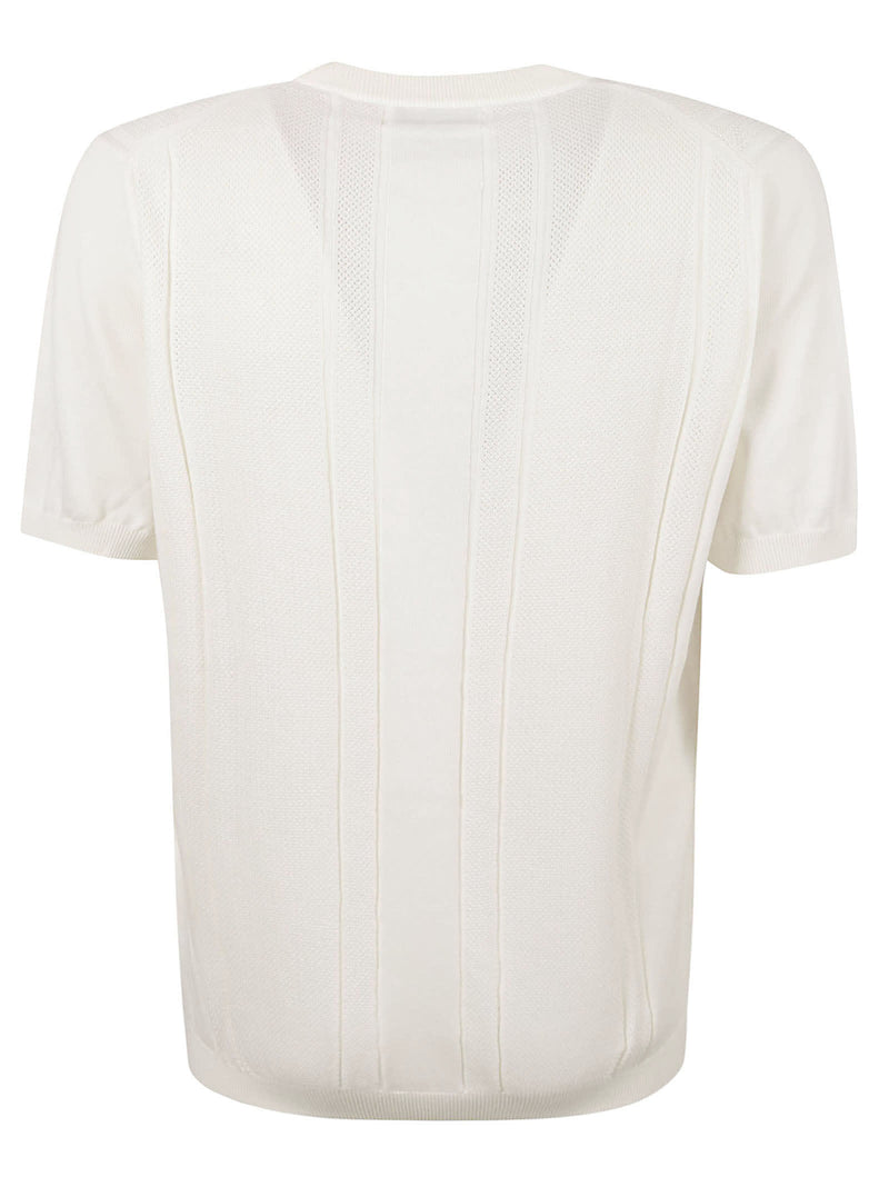 Brunello Cucinelli Round Neck Knit Plain Top - Men