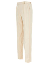 Saint Laurent Silk Tuxedo-style Pants - Men - Piano Luigi