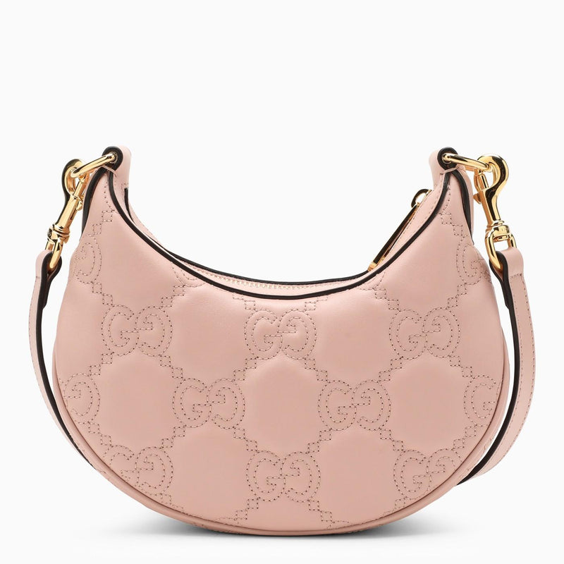 Gucci Pink Quilted Gg Mini Bag - Women