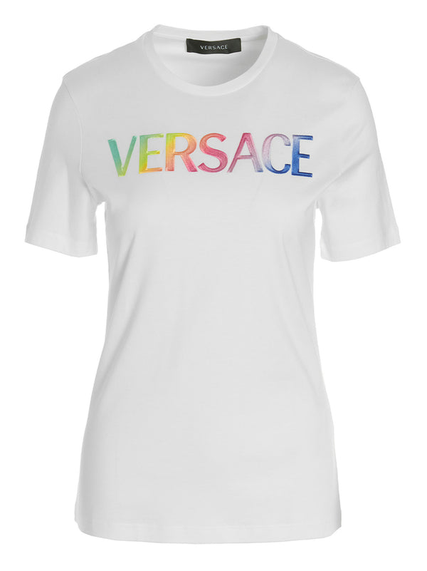 Versace Cotton Logo T-shirt - Women