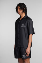 AMIRI Shirt In Black Silk - Men